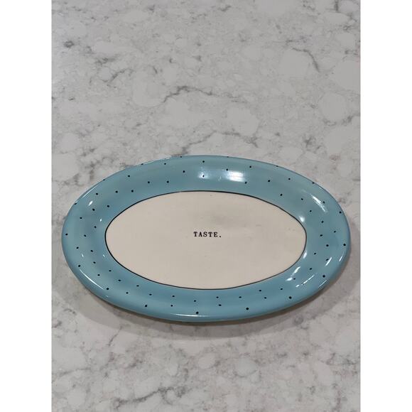 Rae Dunn Blue Polka Dot 5 Piece Artisan Collection Tea Set‎ - Picture 2 of 12